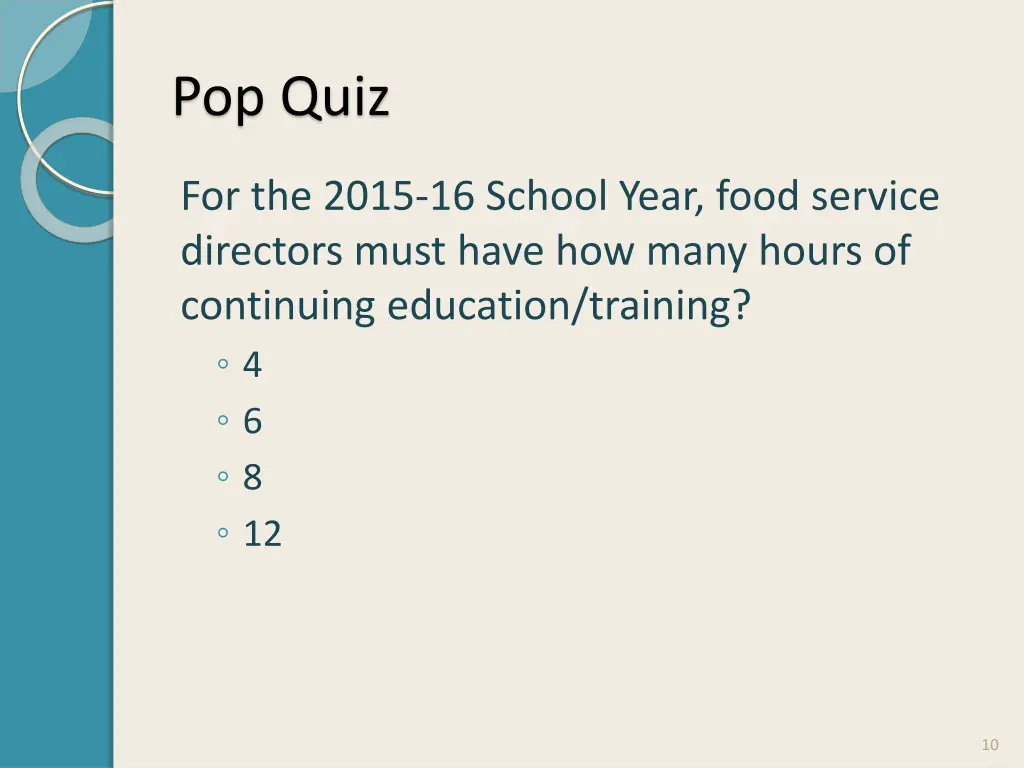 pop quiz 2