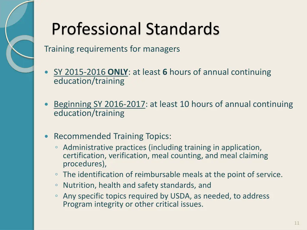 professional standards 3