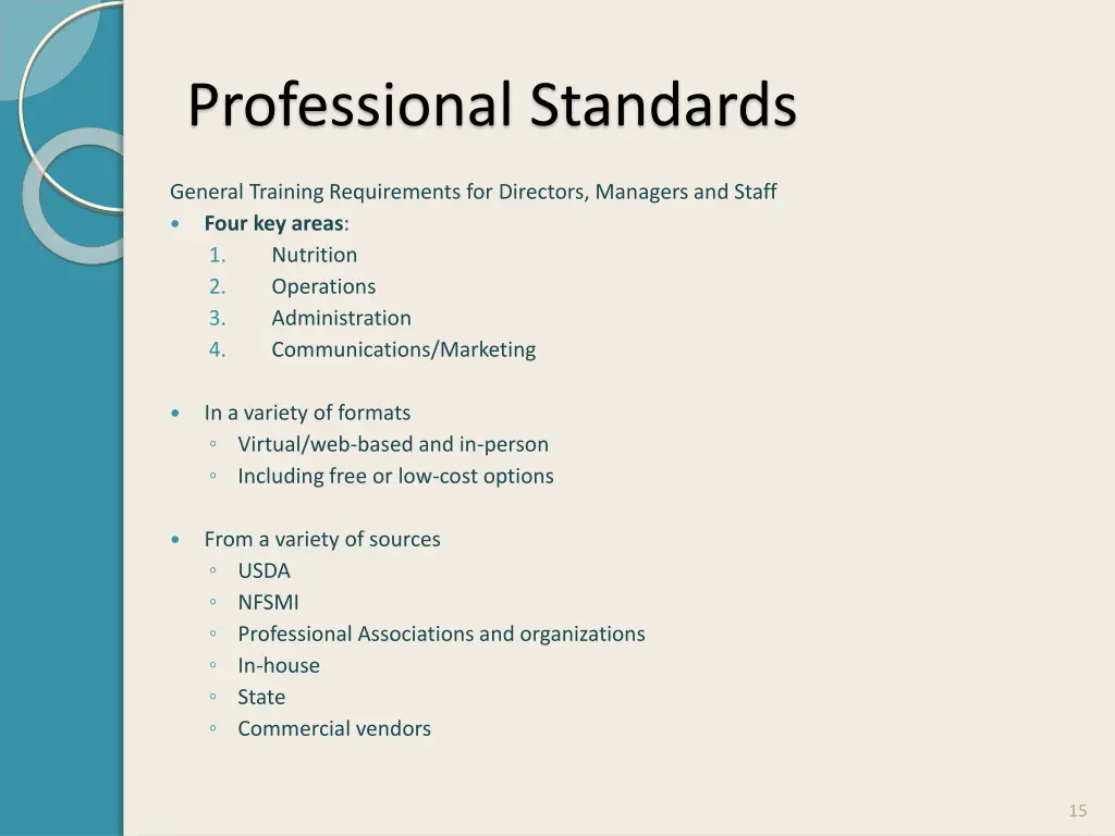 professional standards 5