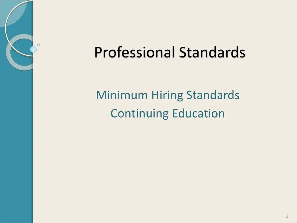 professional standards