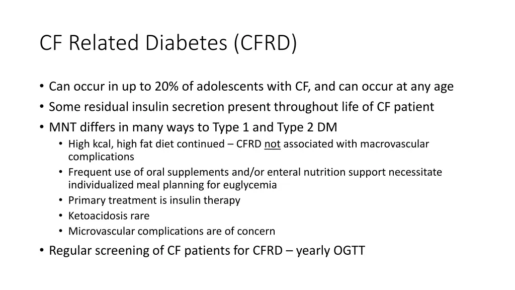 cf related diabetes cfrd