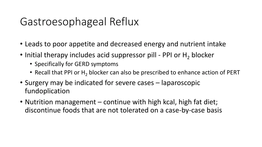 gastroesophageal reflux