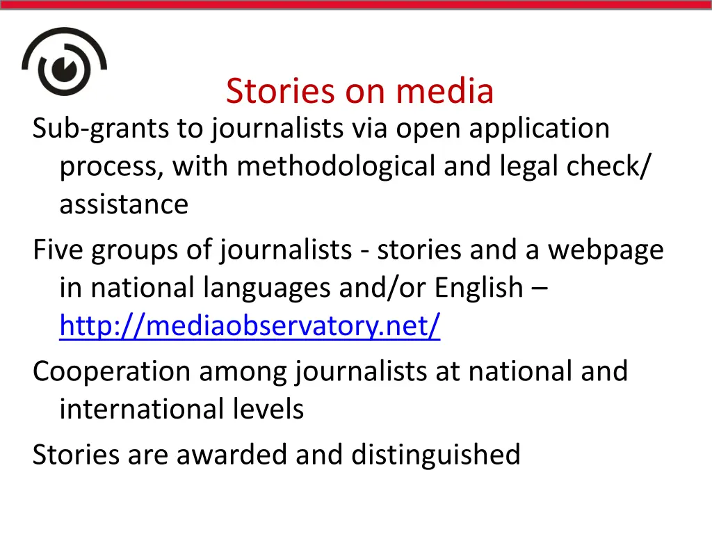 stories on media