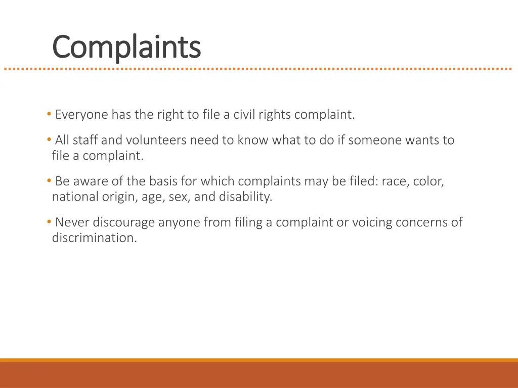 complaints complaints