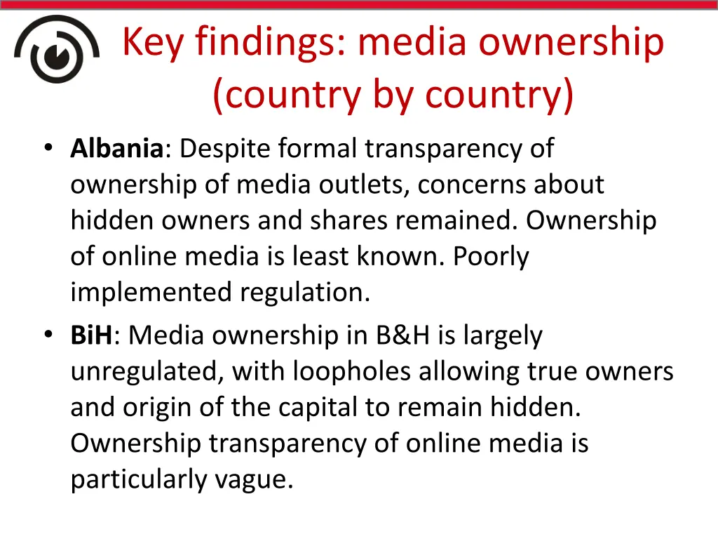 key findings media ownership country by country