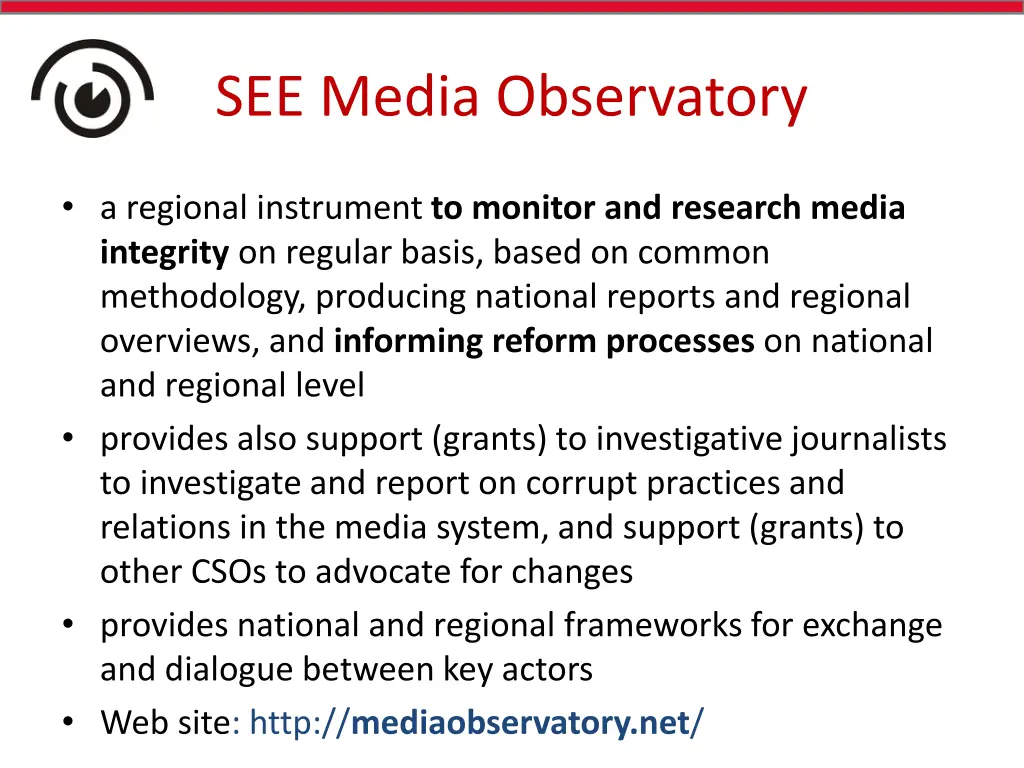 see media observatory