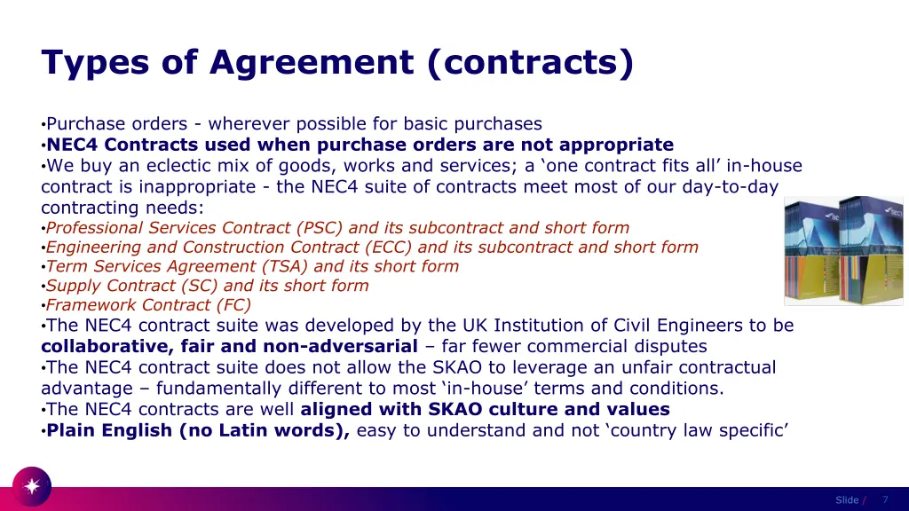 types of agreement contracts