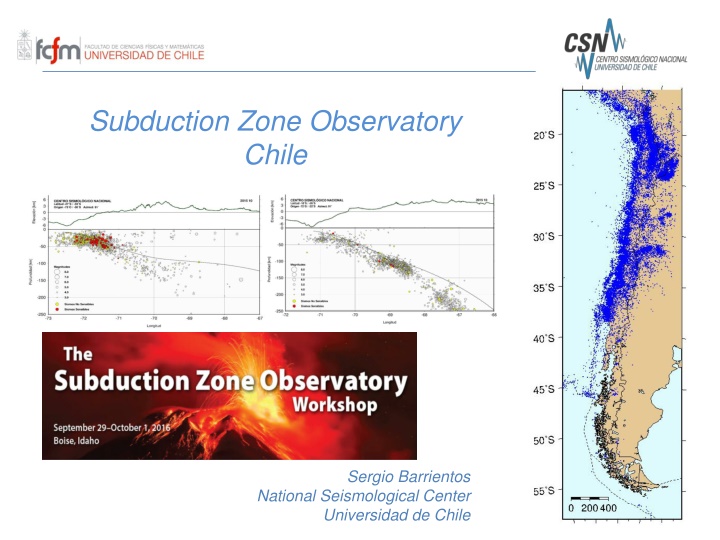 subduction zone observatory chile