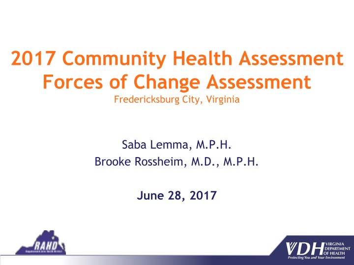 2017 community health assessment forces of change