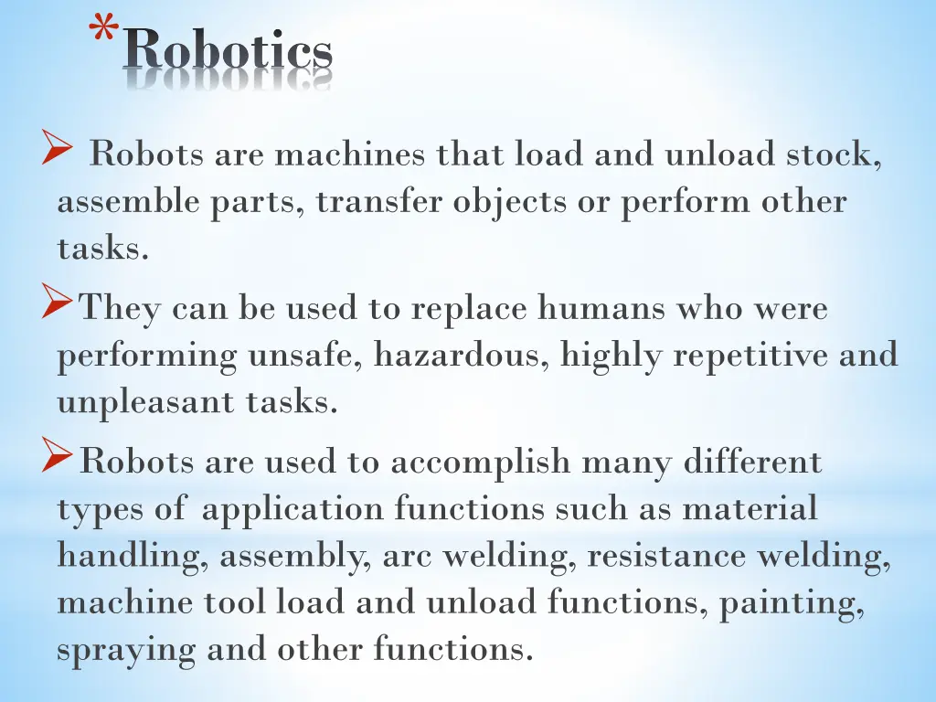 robotics