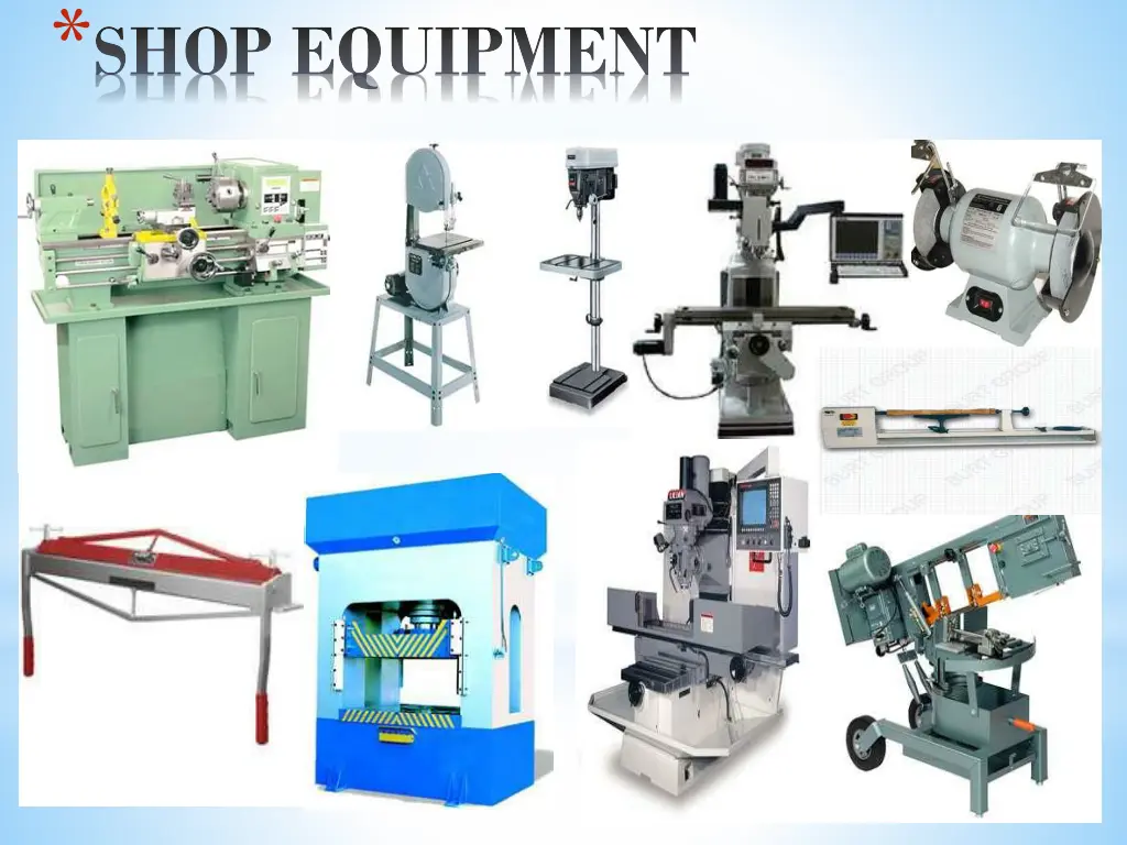 shop equipment