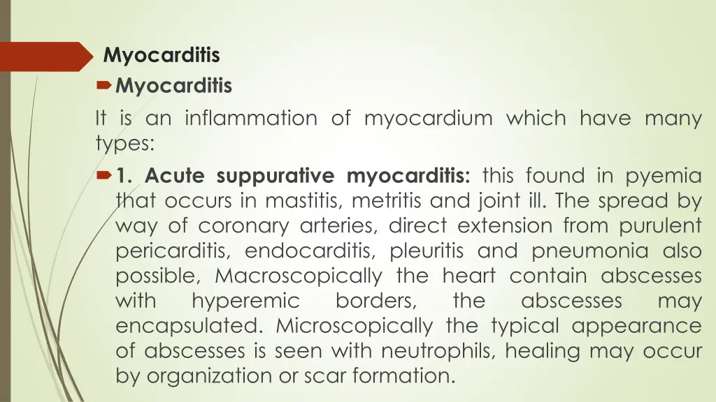 myocarditis myocarditis it is an inflammation