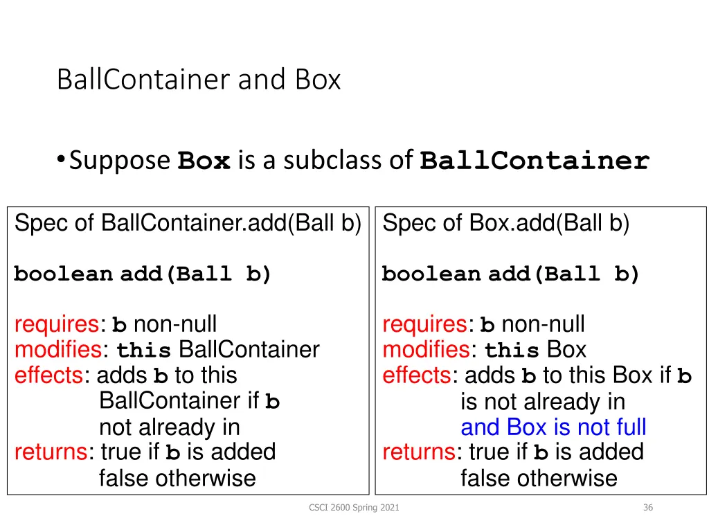 ballcontainer and box