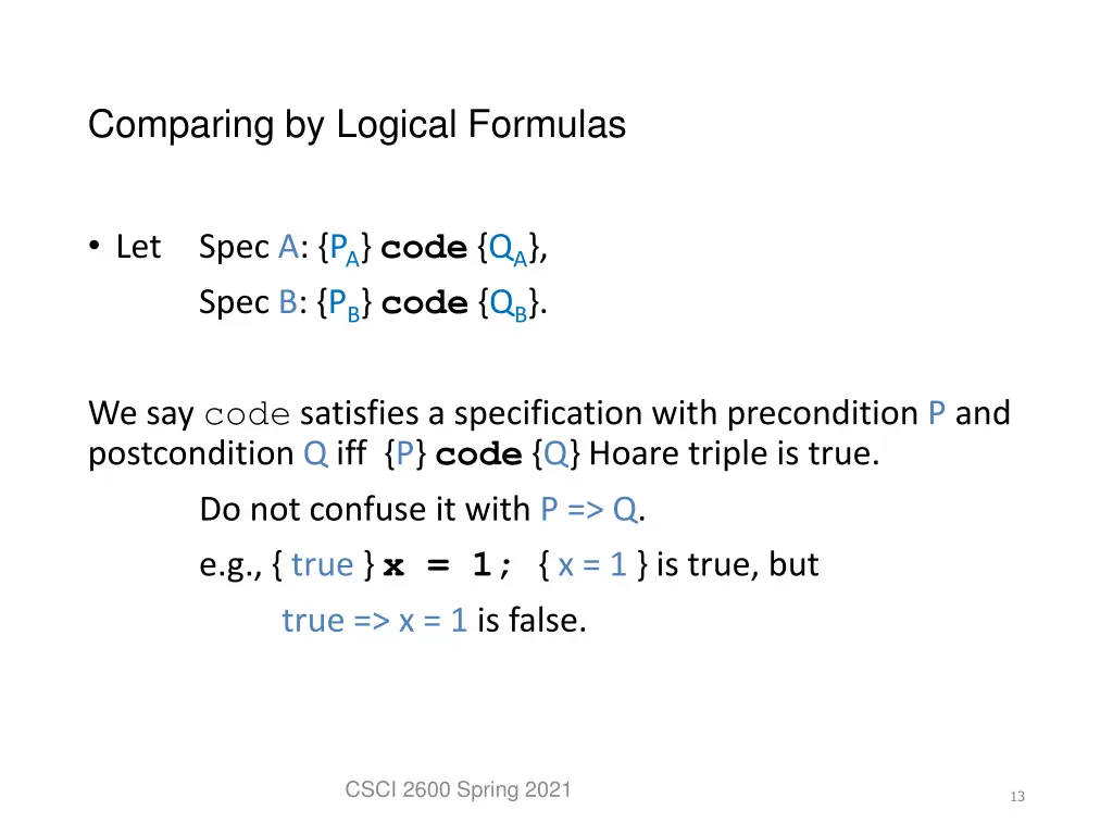 comparing by logical formulas 2