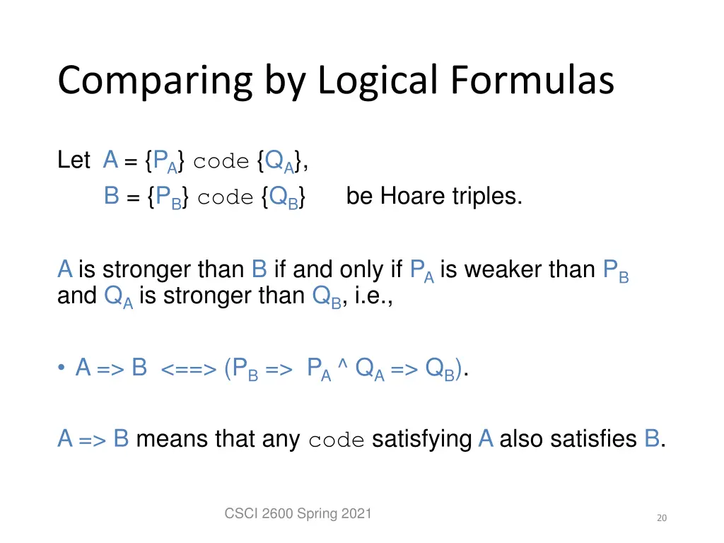 comparing by logical formulas 4