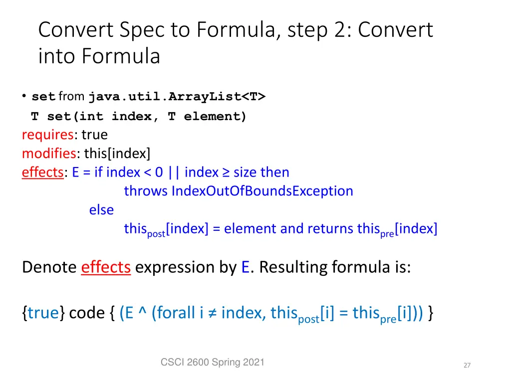 convert spec to formula step 2 convert into