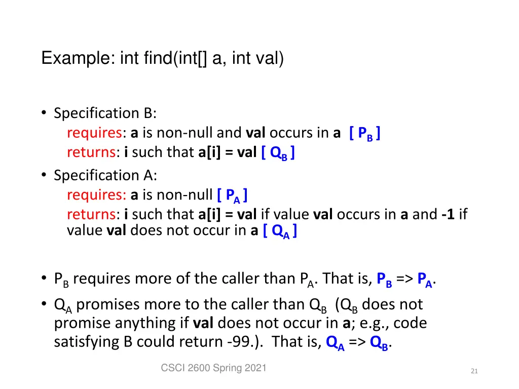 example int find int a int val 1