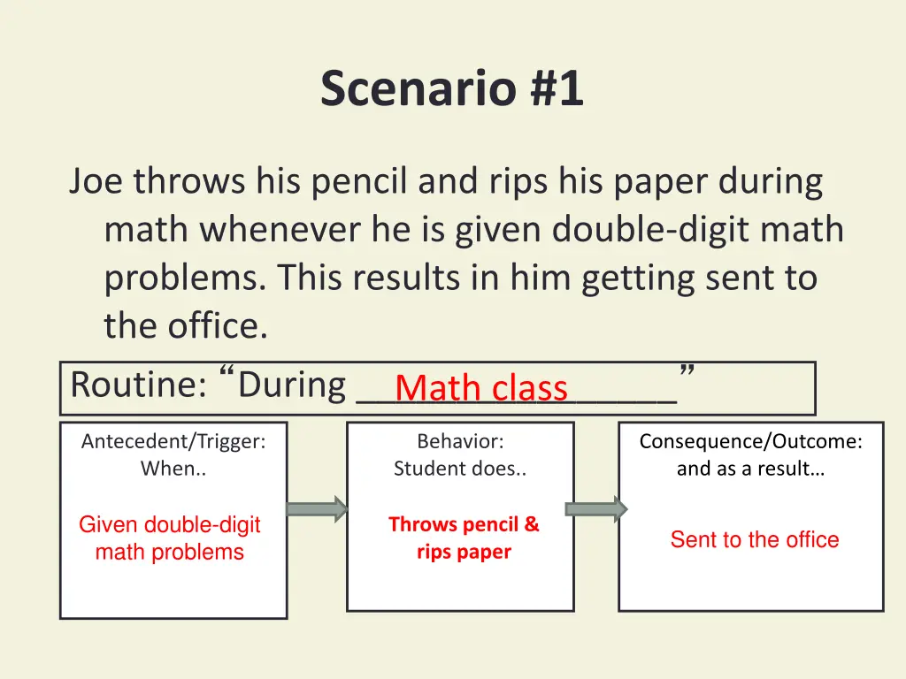 scenario 1 1