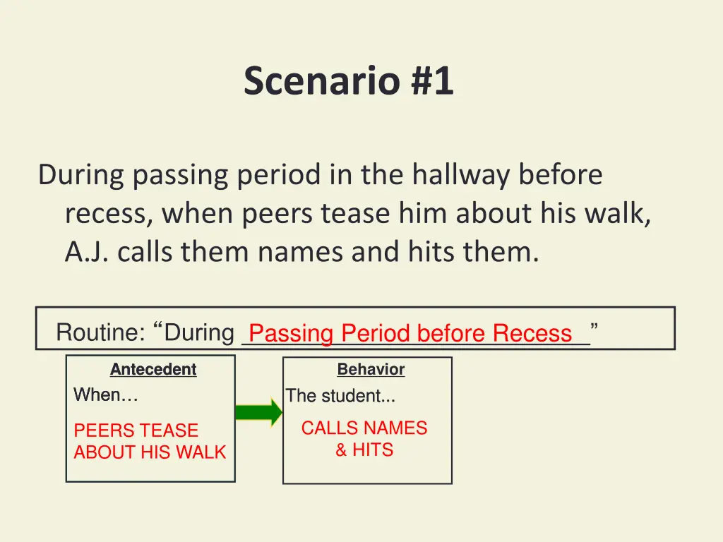 scenario 1