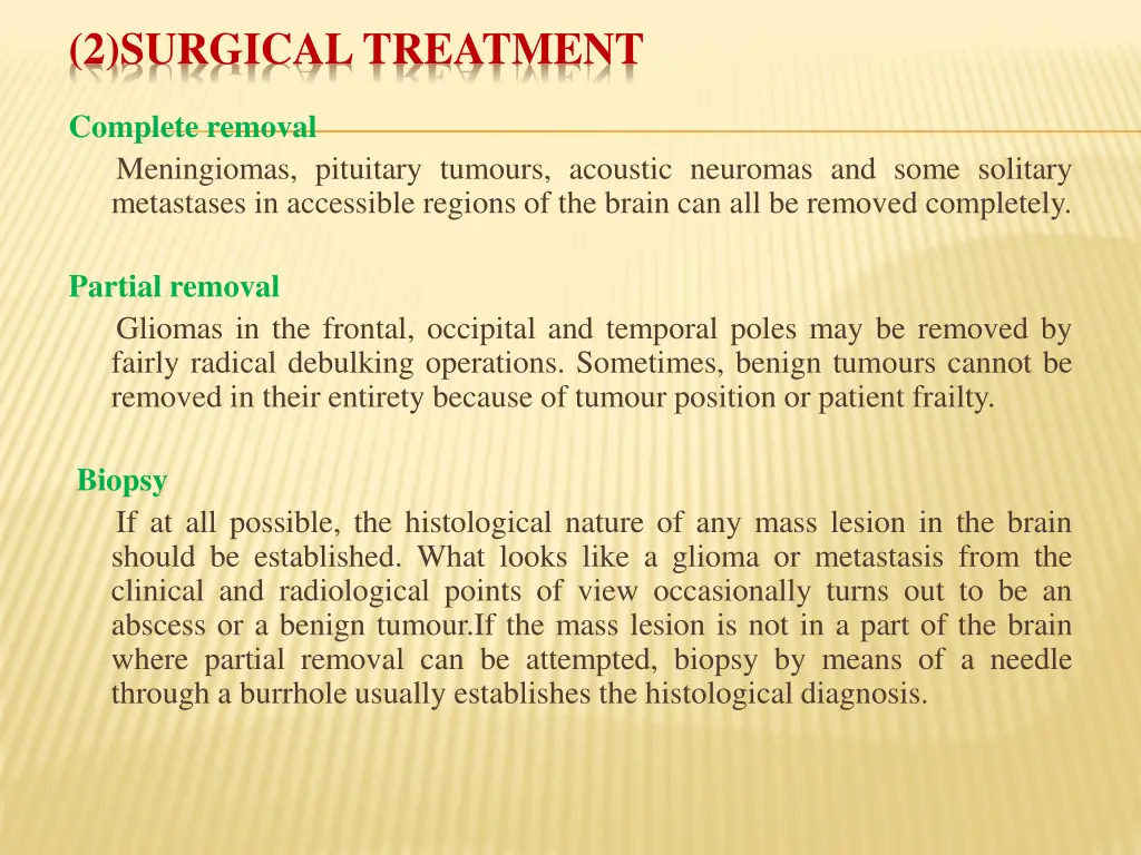 2 surgical treatment