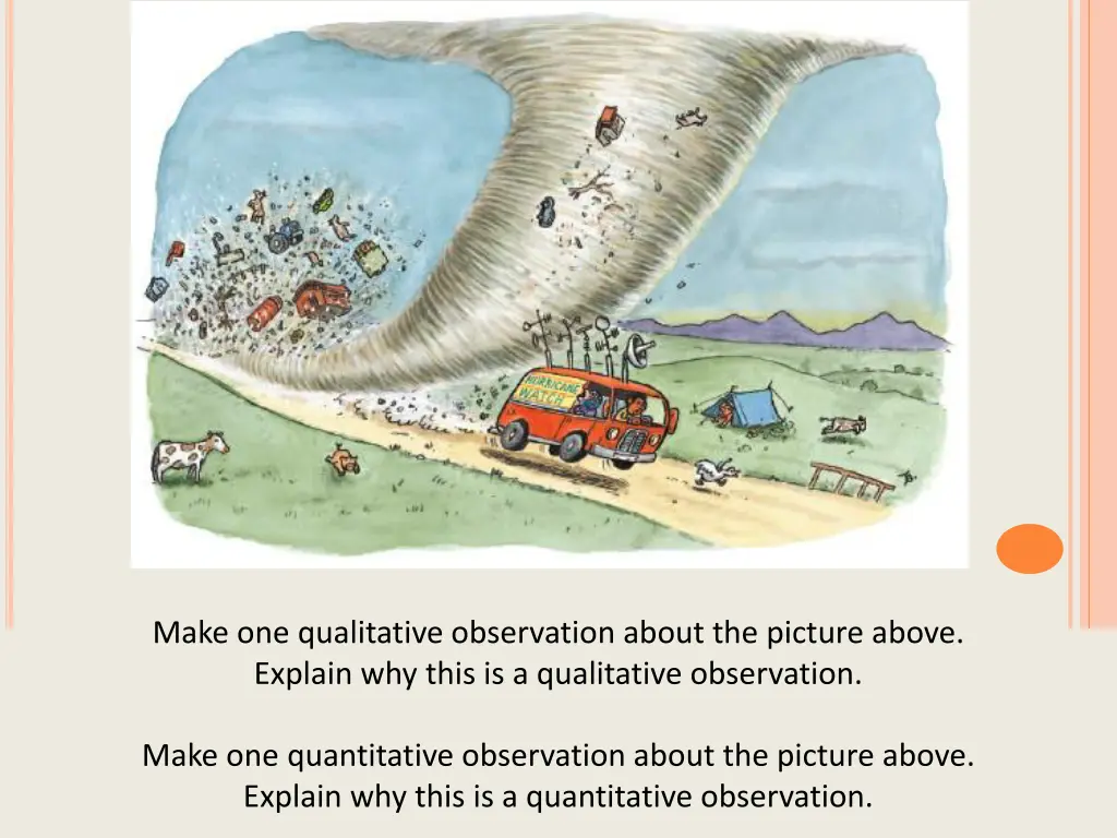 make one qualitative observation about 1