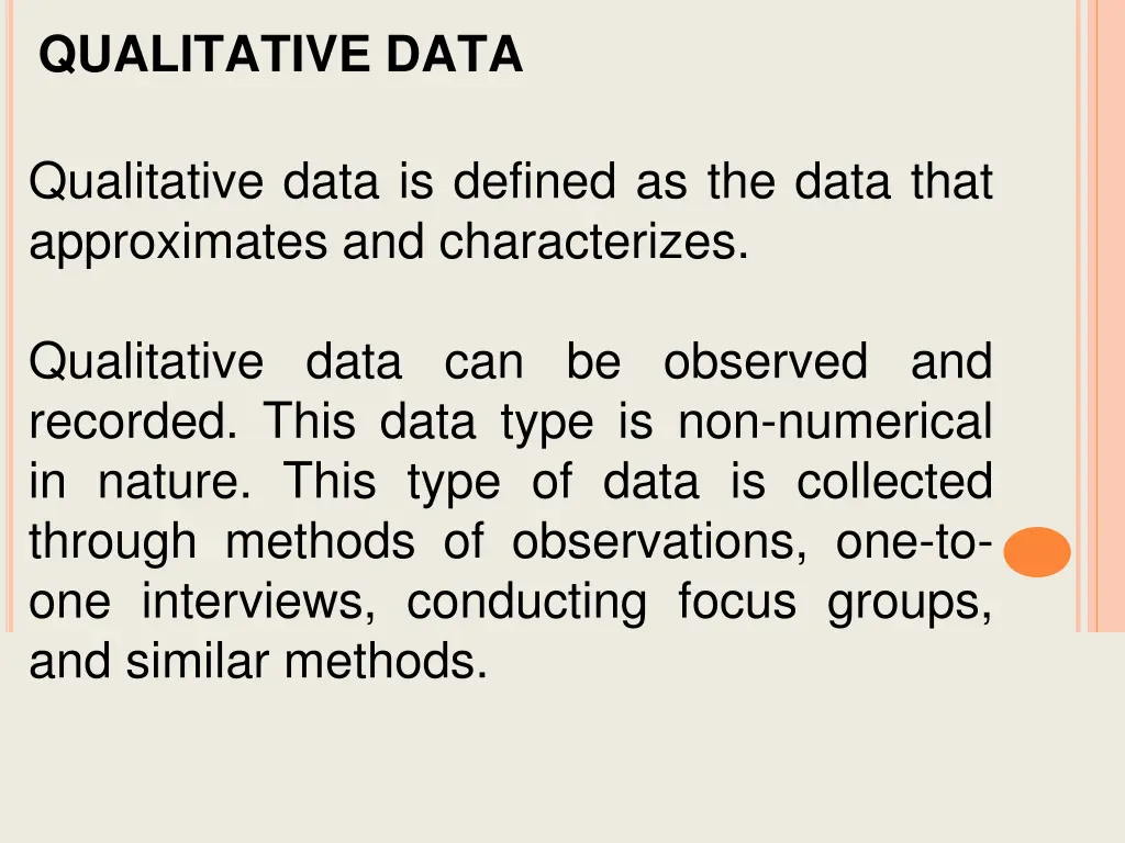 qualitative data