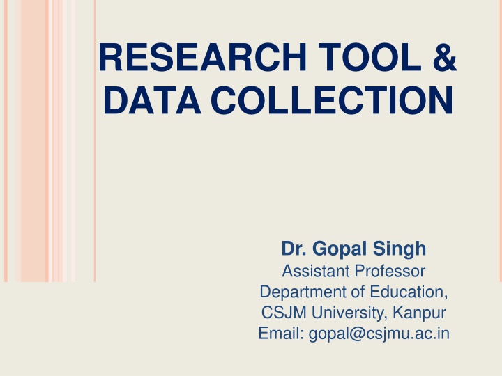 research tool data collection