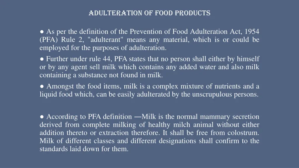 adulteration of food products 1