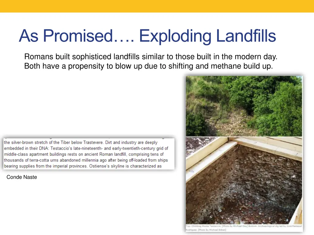 as promised exploding landfills