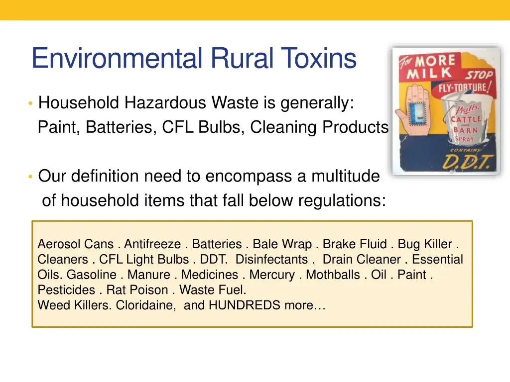 environmental rural toxins