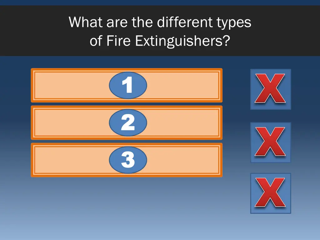 what are the different types of fire extinguishers