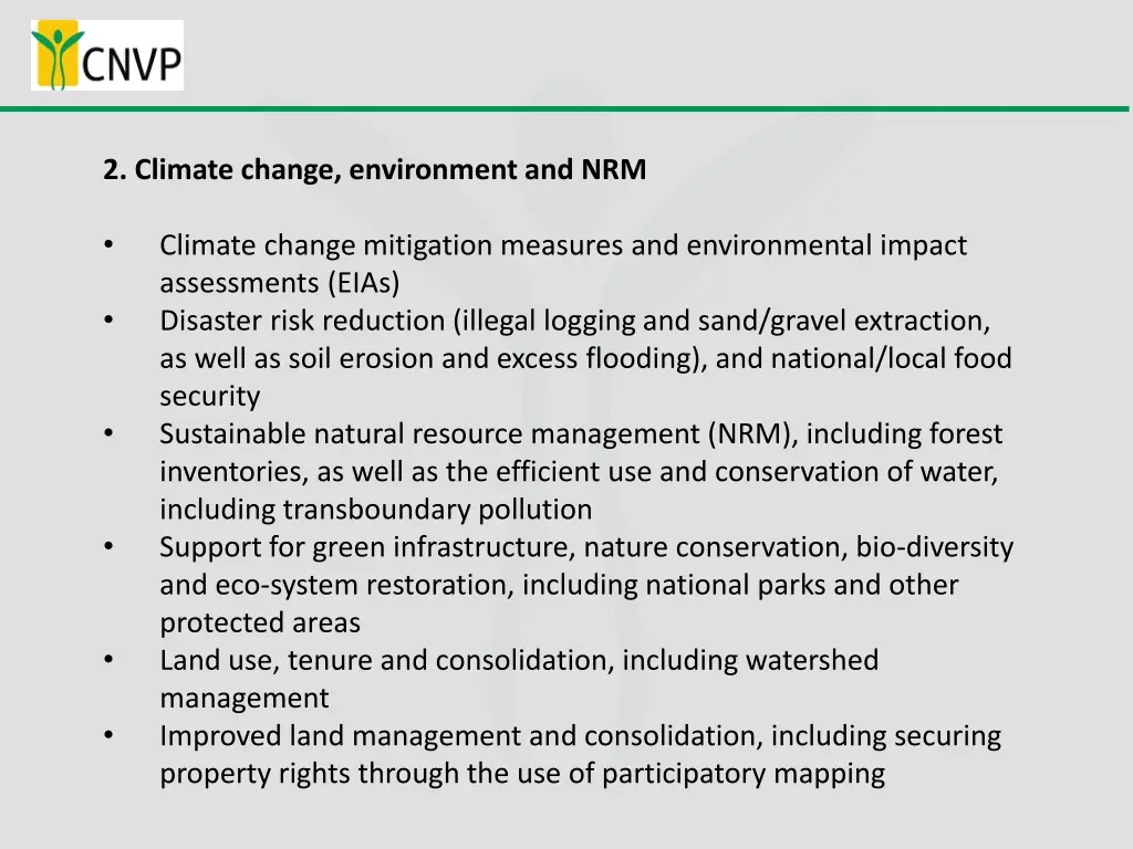 2 climate change environment and nrm