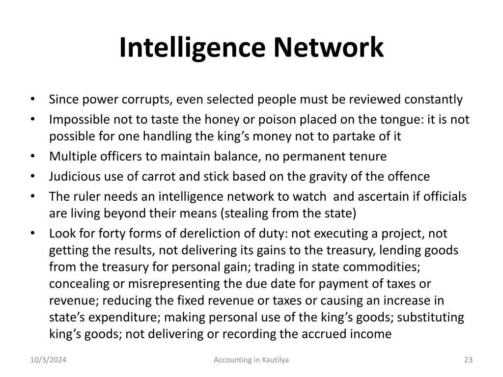 intelligence network