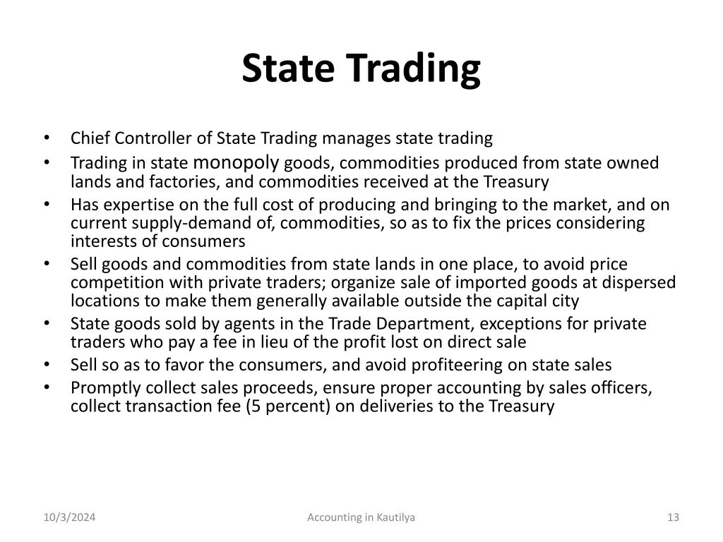 state trading