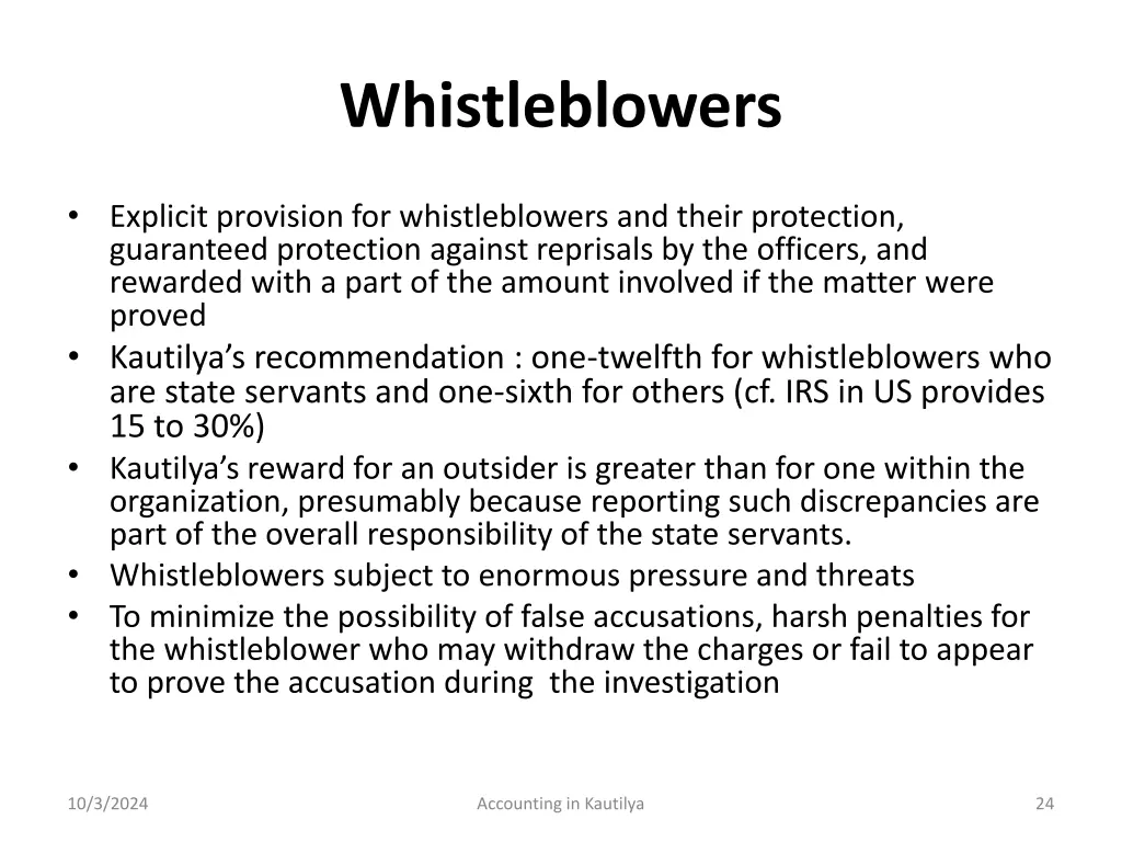 whistleblowers