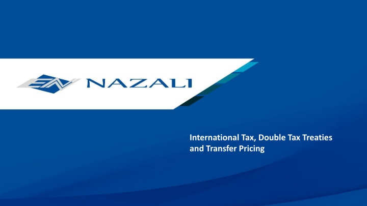 international tax double tax treaties