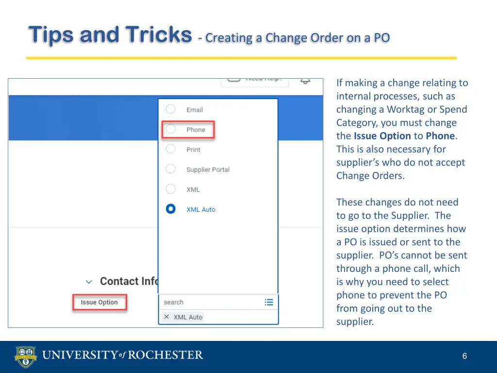 tips and tricks creating a change order on a po 4