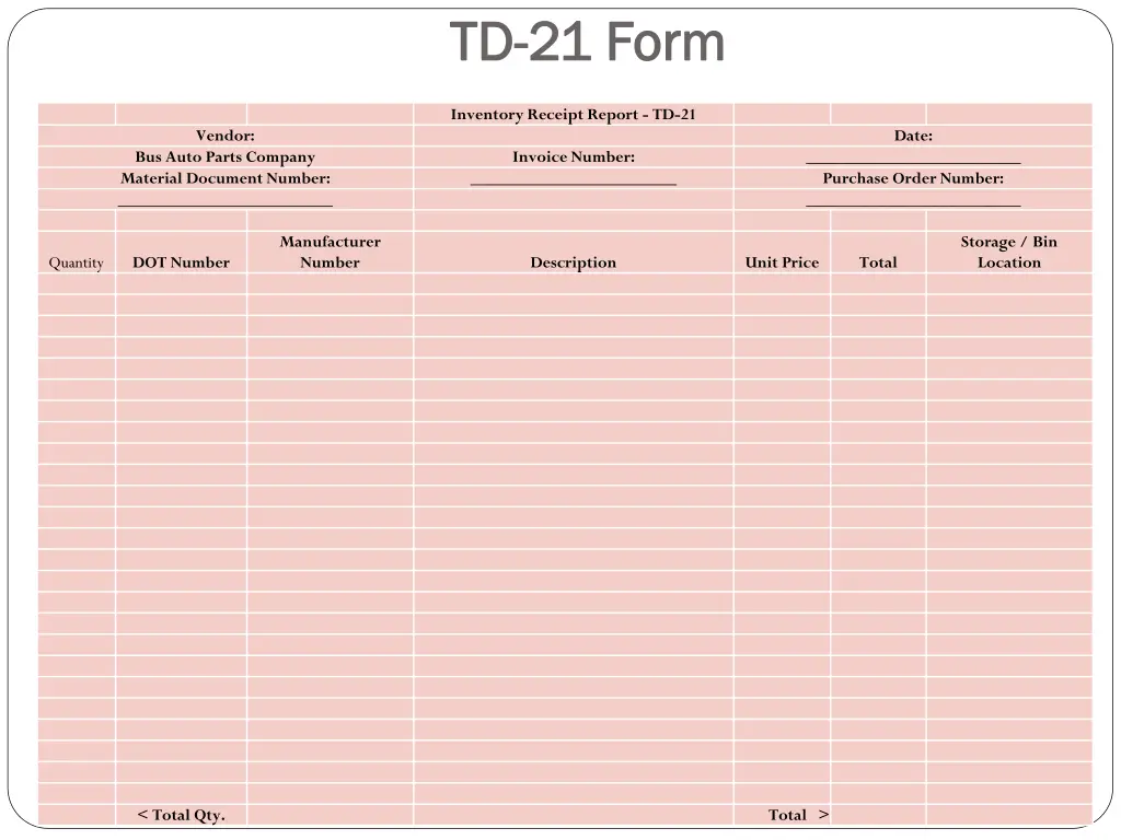 td td 21 form 21 form