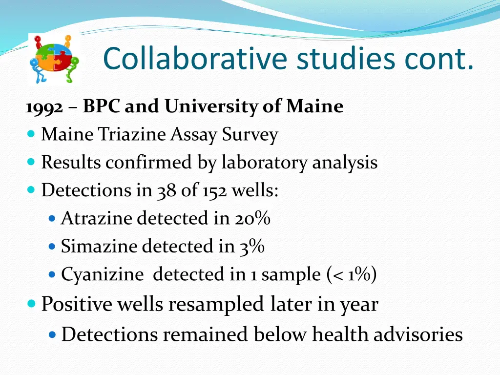 collaborative studies cont 2