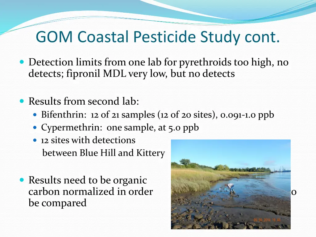 gom coastal pesticide study cont 1