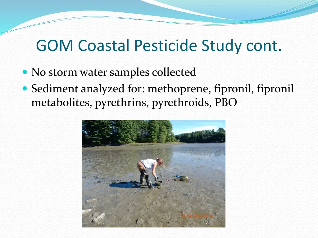 gom coastal pesticide study cont