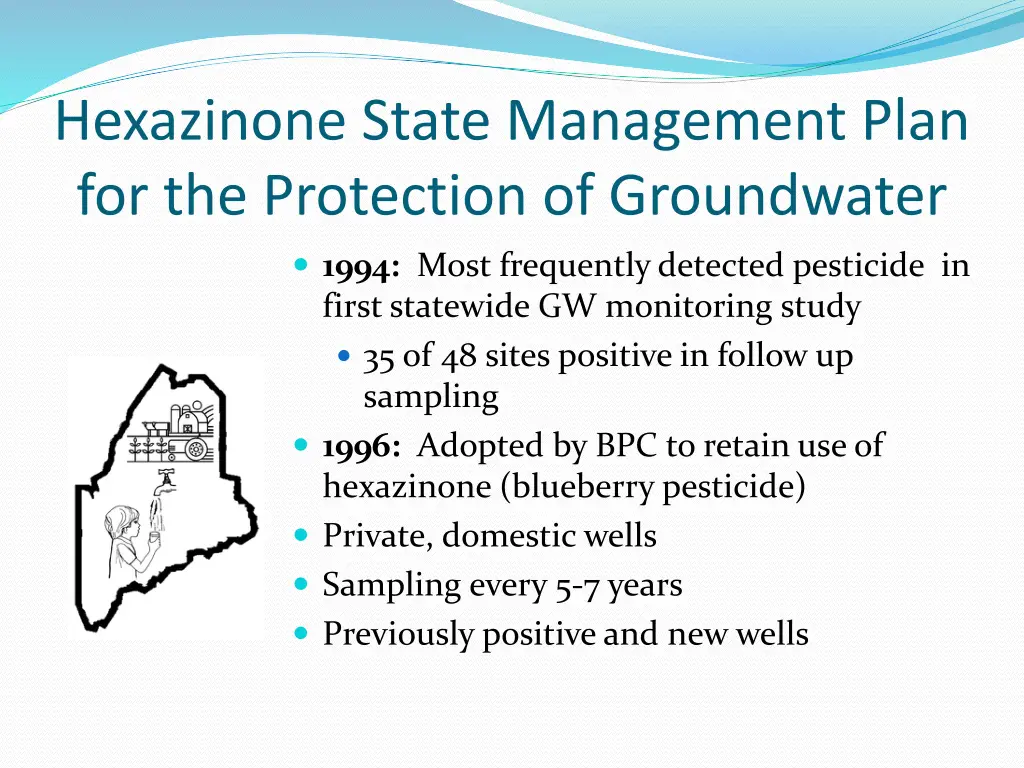 hexazinone state management plan