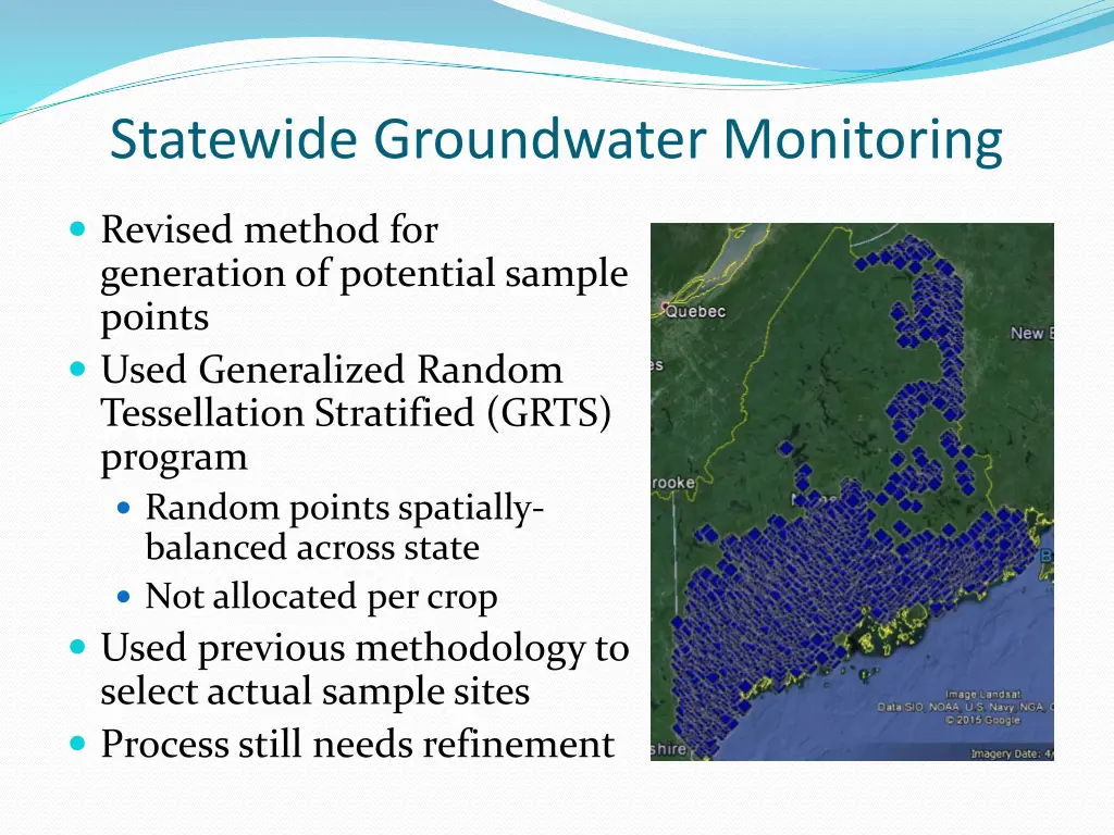 statewide groundwater monitoring