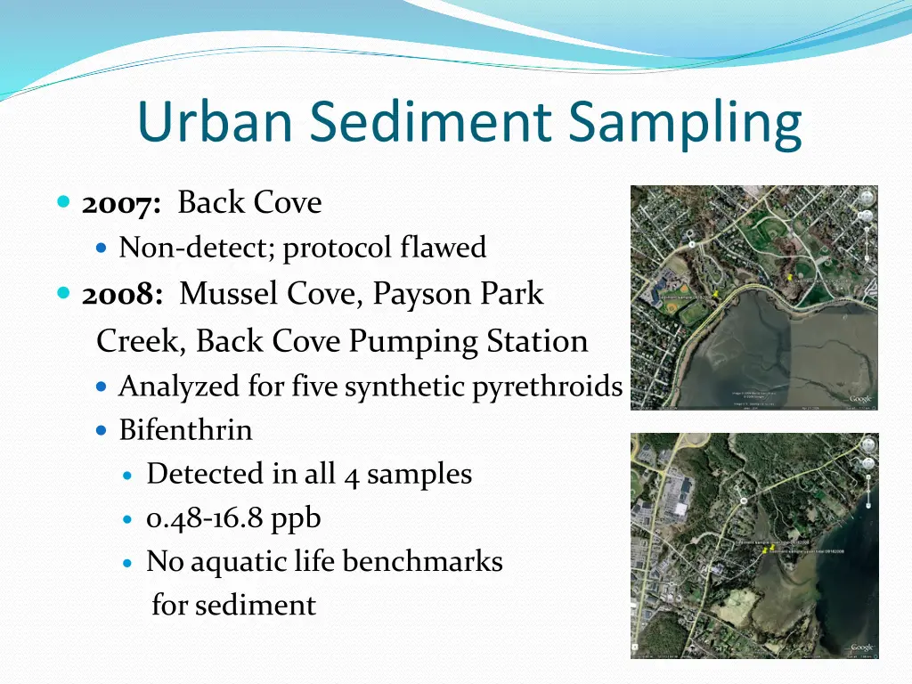 urban sediment sampling