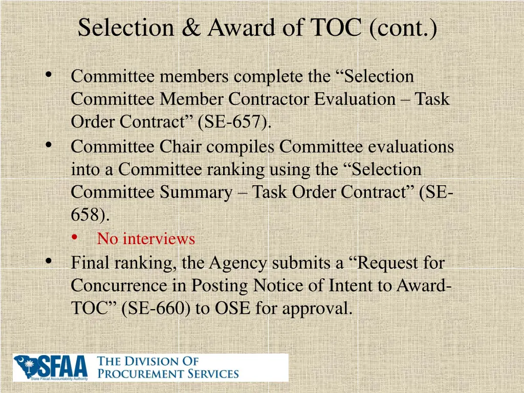 selection award of toc cont 1