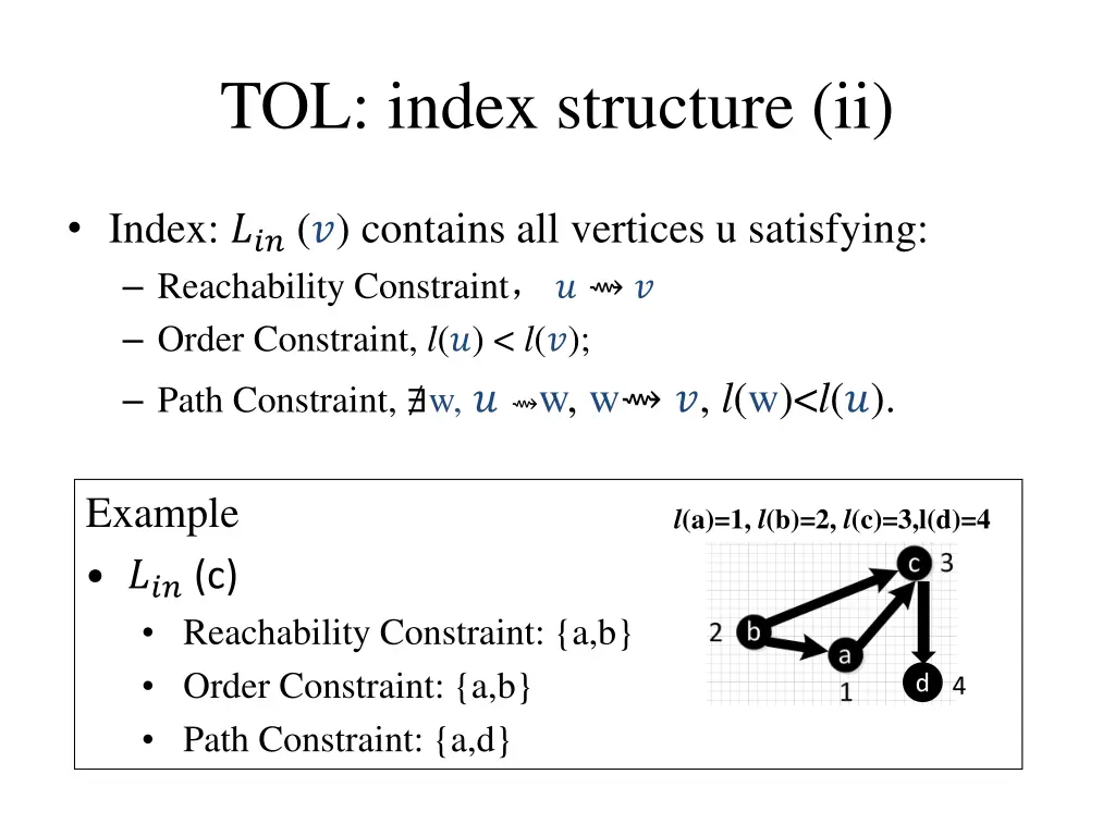 tol index structure ii