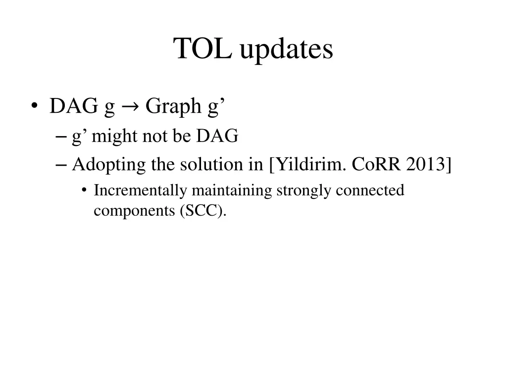 tol updates