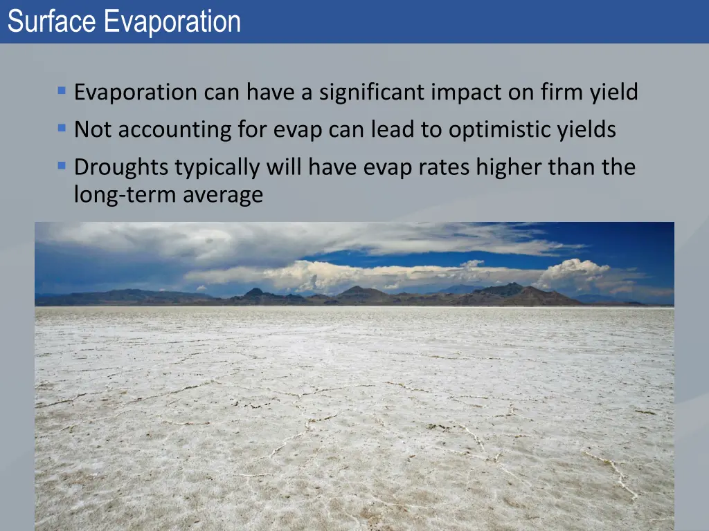 surface evaporation 2