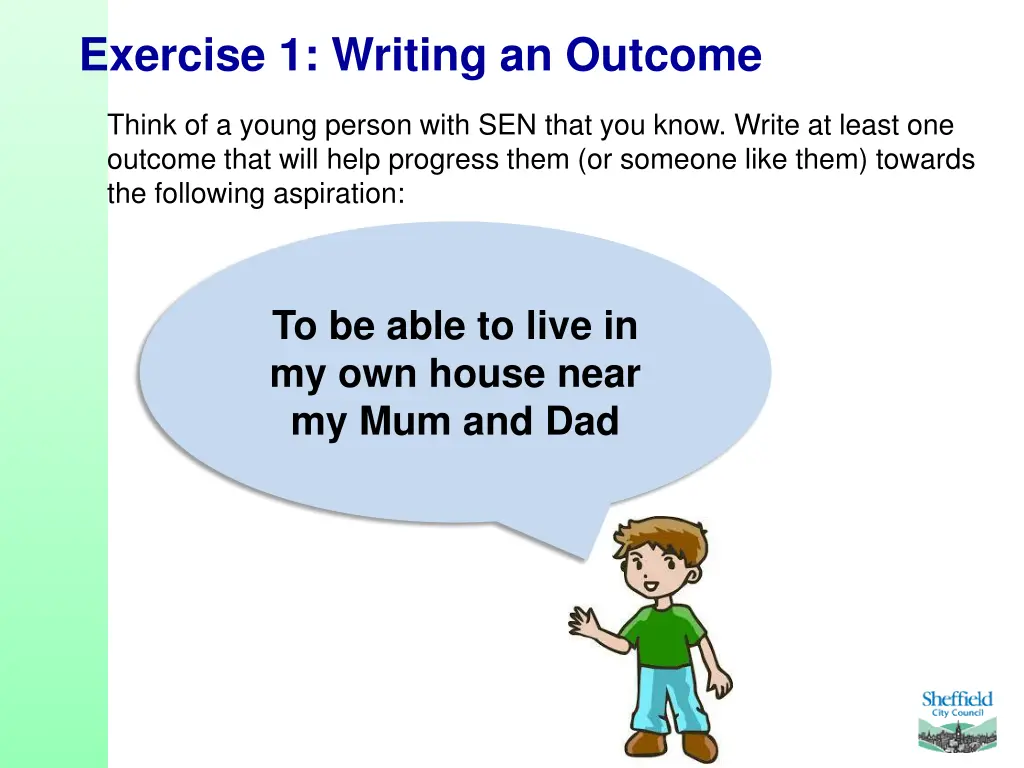 exercise 1 writing an outcome