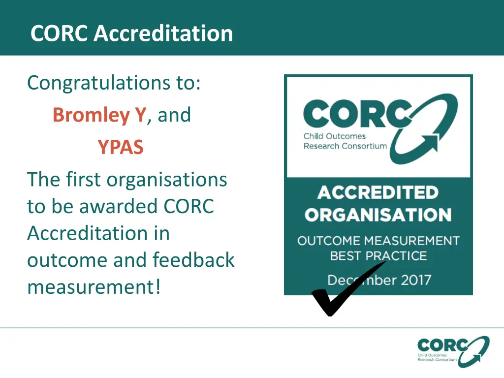 corc accreditation